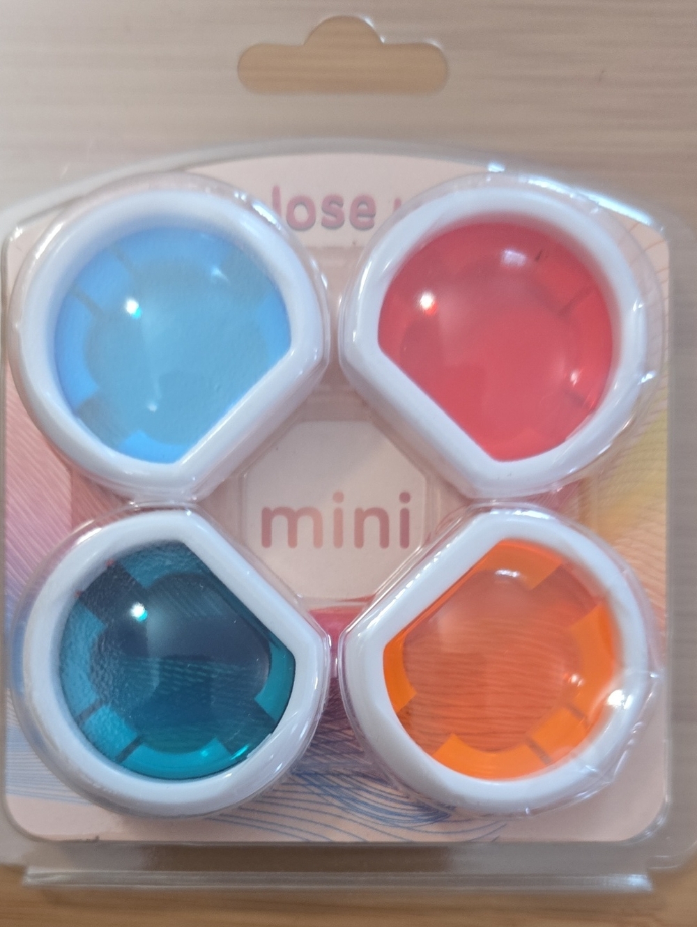 NWT Mini Lens Color Filters - Blue, Red, Teal, Orange